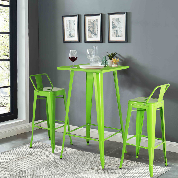 Wrought Studio Sharvil 4 Person Bar Height Dining Set Wayfair